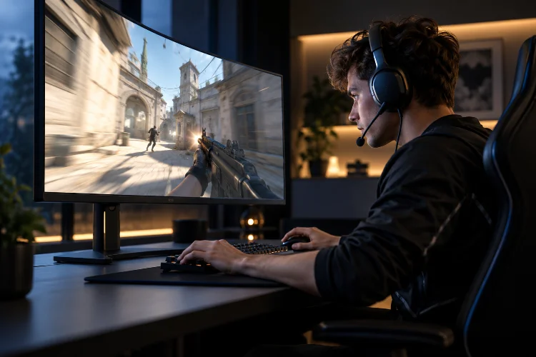How Monitor Refresh Rates Influence Professional Gaming Precision